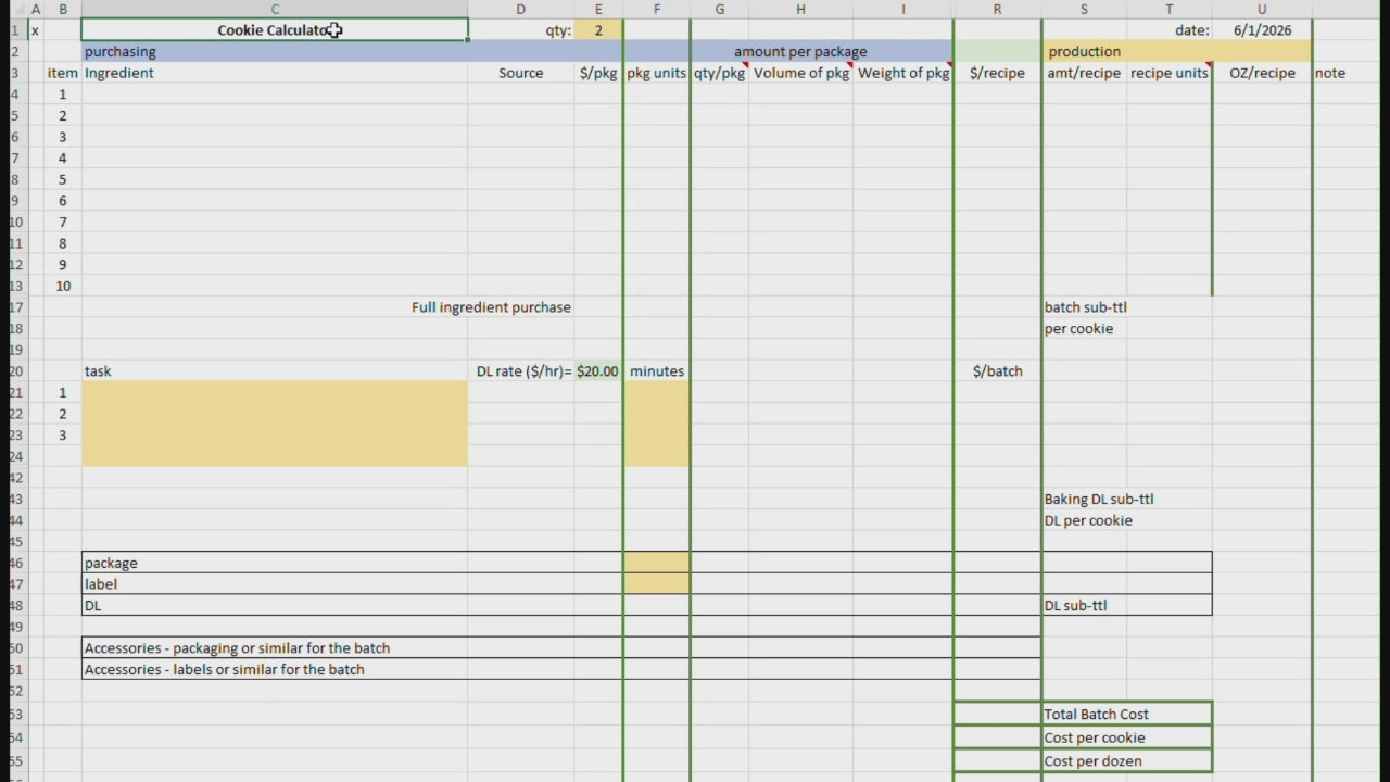 Cookie Calculator Rx